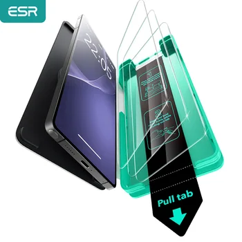 ESR per Samsung S25 Ultra Pellicola salvaschermo in vetro temperato a copertura totale 9H Privacy/Pellicola trasparente HD per Galaxy S25 Ultra [6,9"]