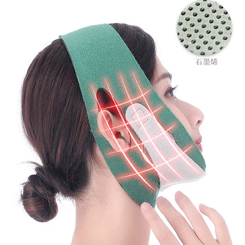 

Hot V Line Face Elastic Face Slimming Bandage Shaper Women Chin Cheek Lift Up Belt Facial Massage Strap Face Care Beauty Tools