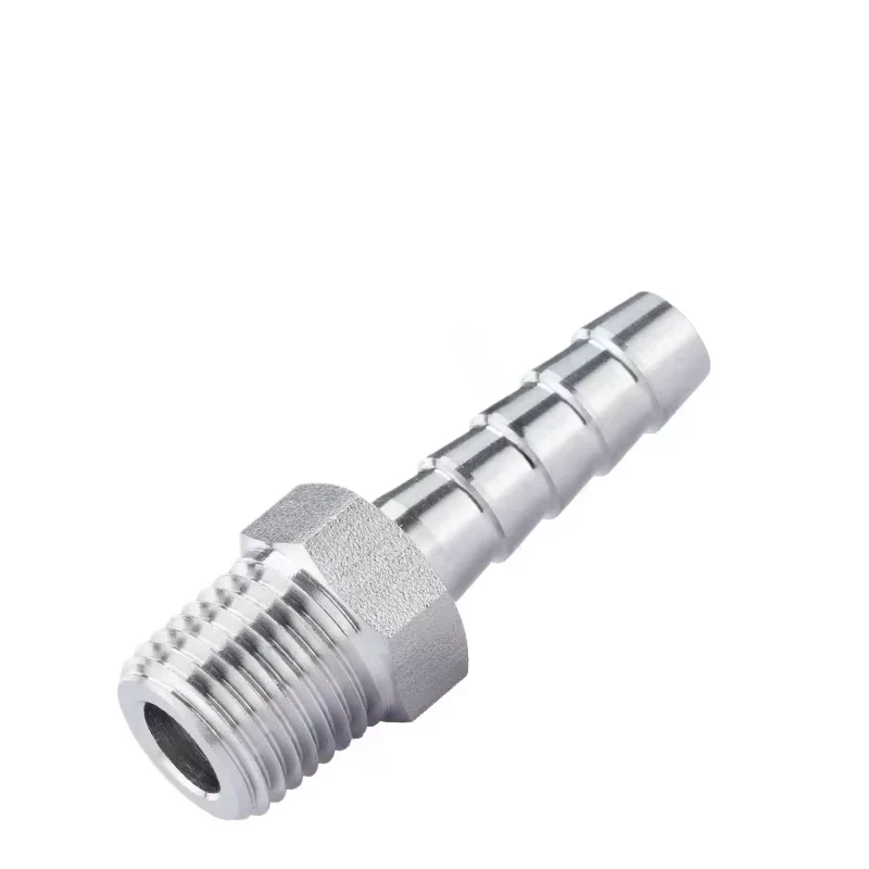 1/8" 1/4" 3/8" 1/2" 3/4" BSP NPT Male Female To 4 5 6 8 10 12 14 16 19 25 mm Hose Barb 304 Stainless Steel Pipe Fitting Connetor