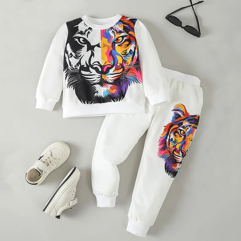 

Baby Set's 2Pcs Groups Children's Top and Bottom Clothes Set Fashion Suit Sports Casual Children's Clothing 5-day Shipping