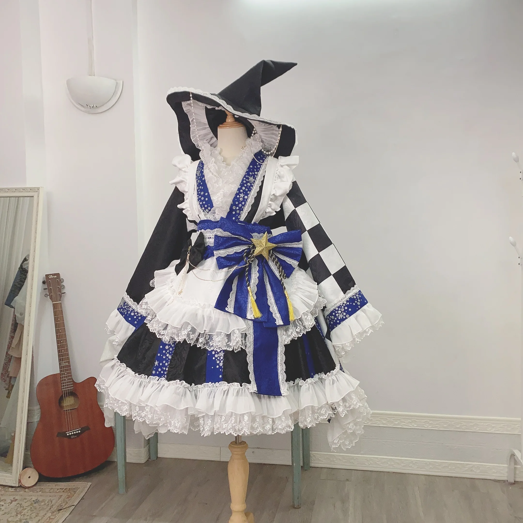 게임 동방 프로젝트 로즈 키리사미 마리사 코스프레 의상, 애니메이션 여성 드레스 지원 사이즈 사용자 정의 의상 2023