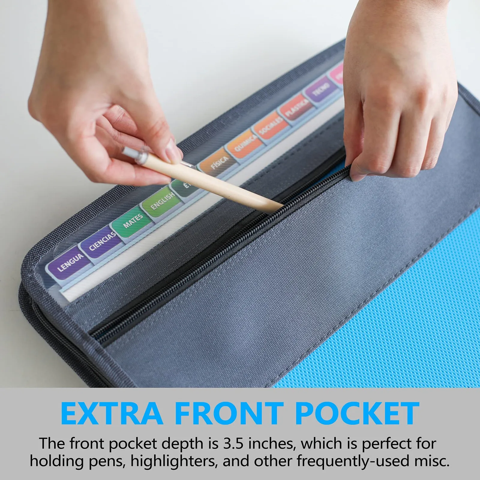 Folder 2024 with zipper