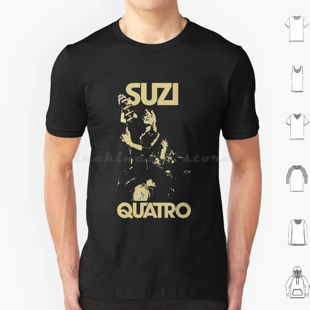 Suzi Quatro Rock And Singing Retro 2 Essential T Shirt Uomo Donna Bambini 6Xl Suzi Quatro Singing Retro 2 Essential