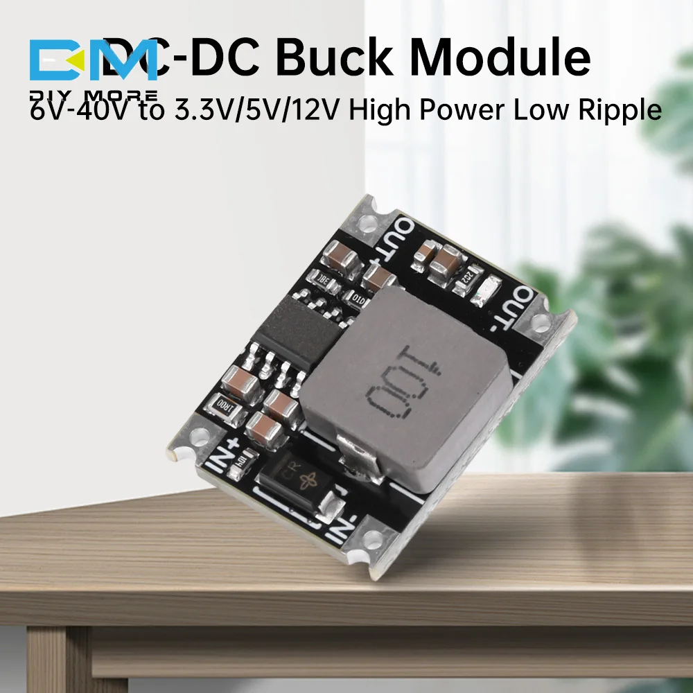 6V-40V から 3.3V 5V 12V DC-DC 降圧モジュールハイパワー低リップル DC 降圧電源モジュールコンバータボード 5A TVS  保護 - AliExpress