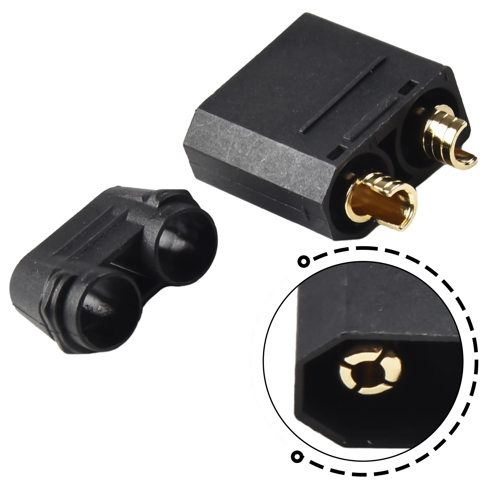 

10pcs XT90H-M Lithium Battery Charging Port Connector For Electric Vehicles Household Power Manual Tool Accessories