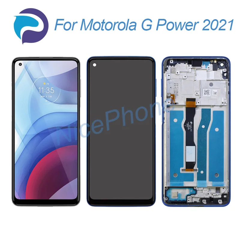 

Для Motorola G Power 2021 ЖК-экран + сенсорный дигитайзер дисплей 1600*720 Moto G Power 2021 ЖК-экран