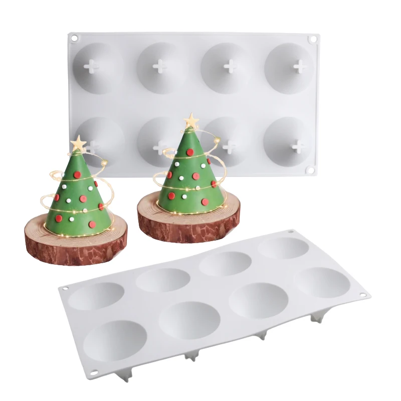 Cone Pastry Silicone Cake Chocolate Baking Pan Mold Christmas Tree  Halloween Witch Hat French Dessert Cake Baking Tools - AliExpress