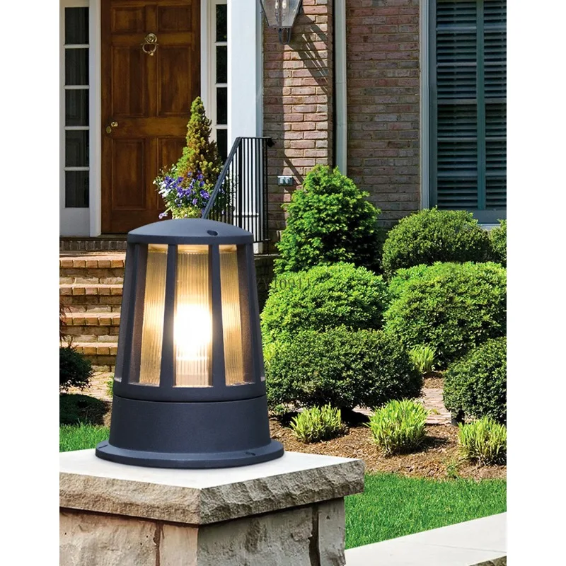 Outdoor stigma lamp Garden wall waterproof simple garden outdoor wall lamp