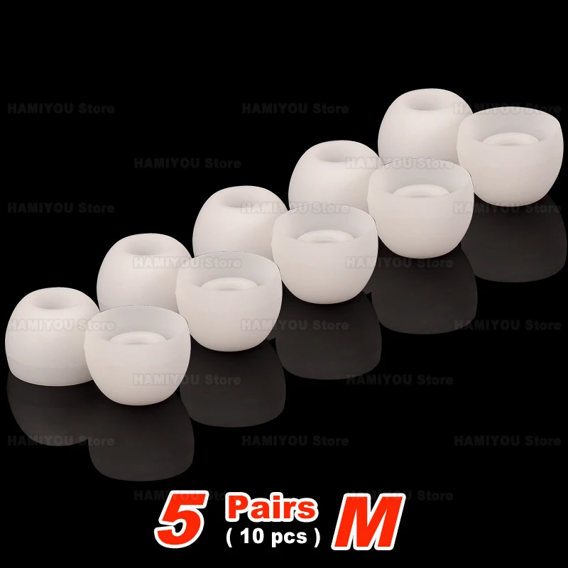 Silicone Noise Reduction Earbud Tips - Soft and Comfortable Replacement Earplugs