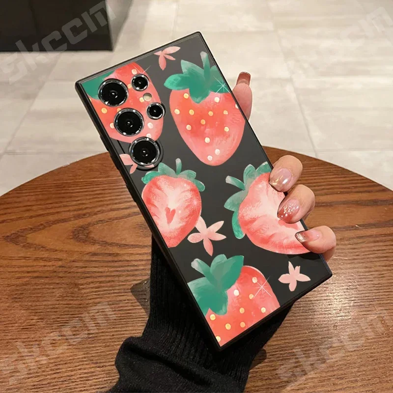 Strawberry Pattern Phone Case Cover