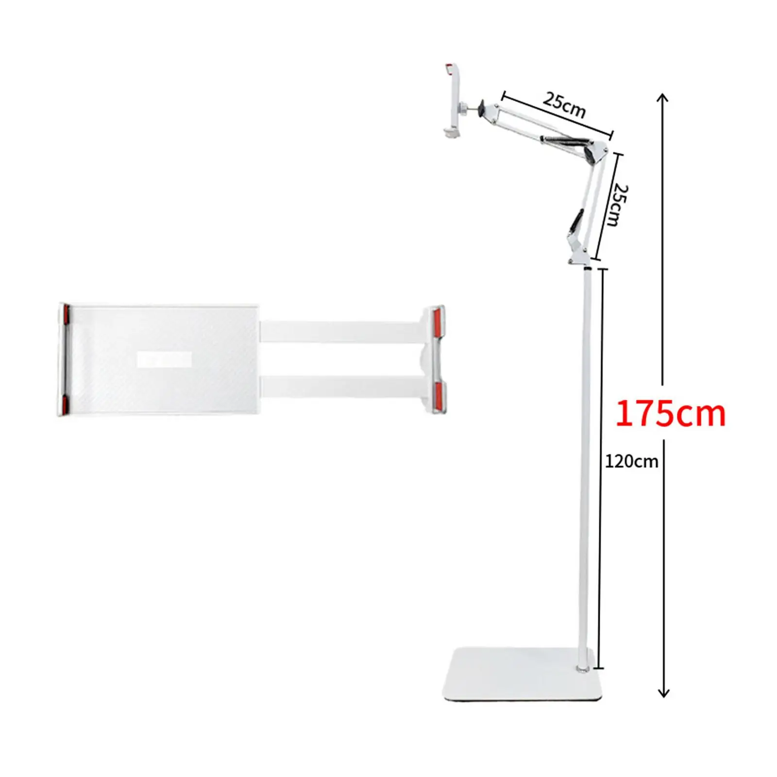 Tablet Floor Stand Phone Holder Stable Base Flexible Professional Bracket Tablet Support for Outdoor Kitchen Bedroom