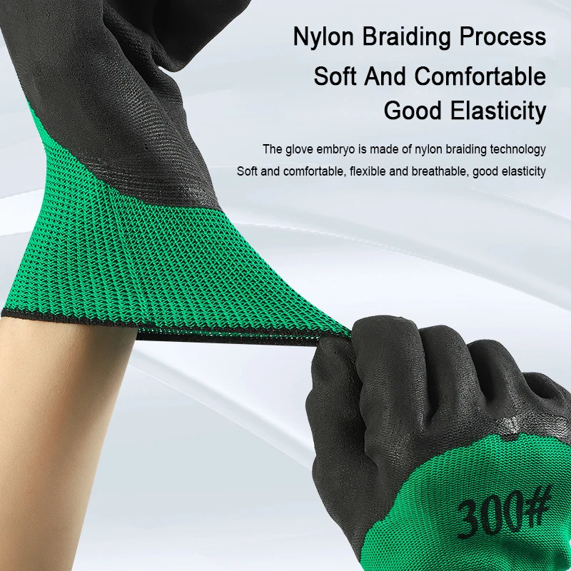 Non-Slip Protective Latex Gloves, Wear-resisting, Adhesive, Protective Gloves For Outdoor Labor Protection, Farm And Gardening 4