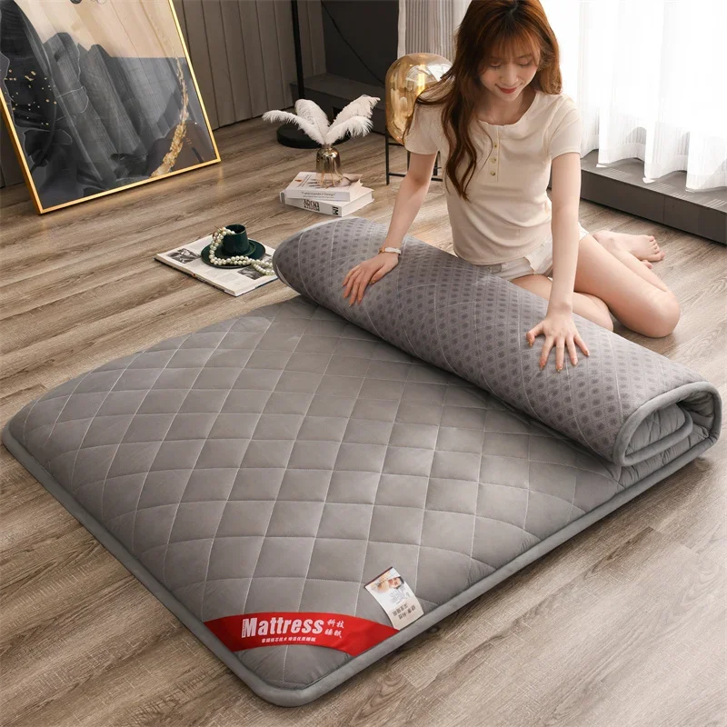 Foldable Mattress Topper for Non-Slip Sleeping on Bunk Beds Guest