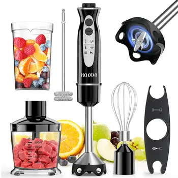 1000 Watt Powerful Handheld Immersion Blender, Vegetable Meat Immersion Egg Beater For Smoothies, Sauces, Baby Food Soups 1