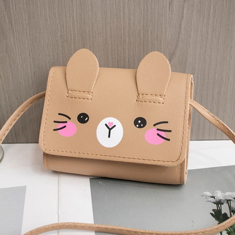 Children's Mini Handbags Hot Sale Princess Baby Girls PU Leather Small Shoulder Crossbody Bags Cute Kids Coin Purse Wallet