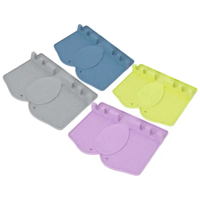 

Kitchenware Placement Mat Insulation Creative Spoon Taste Dish Mat Easy to Clean Spoon Resting Mat Kitchen Tools