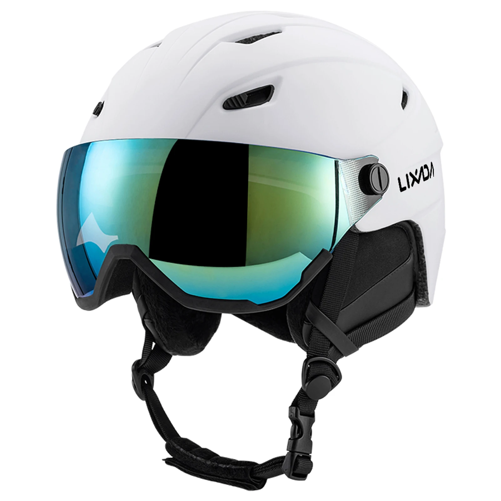 Cairn Impulse, skihelm met vizier, zwart