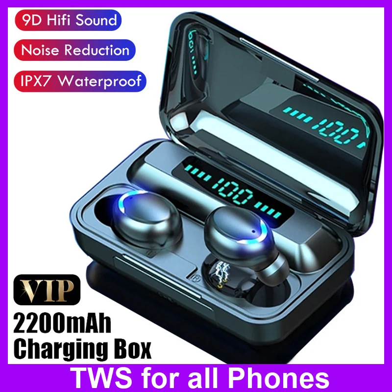  Park F9 HiFI Stereo V5.1 Tws wireless headphones bluetooth Earphones sport Headset arbuds For iPhone Xiaomi Redmi Android phone |