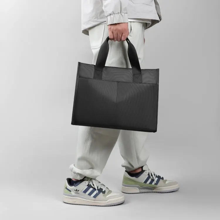 Large Capacity Oxford Cloth Men's Briefcase Casual Business Multi-layer Computer Bag Handbag for Commuting And Leisure - 4