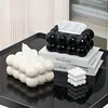 Cloud Design Tissue Boxes Storage Napkin Holder Paper Case Organizer Ornament Craft Desktop Tissue Holder Kitchen Tissue Box 2