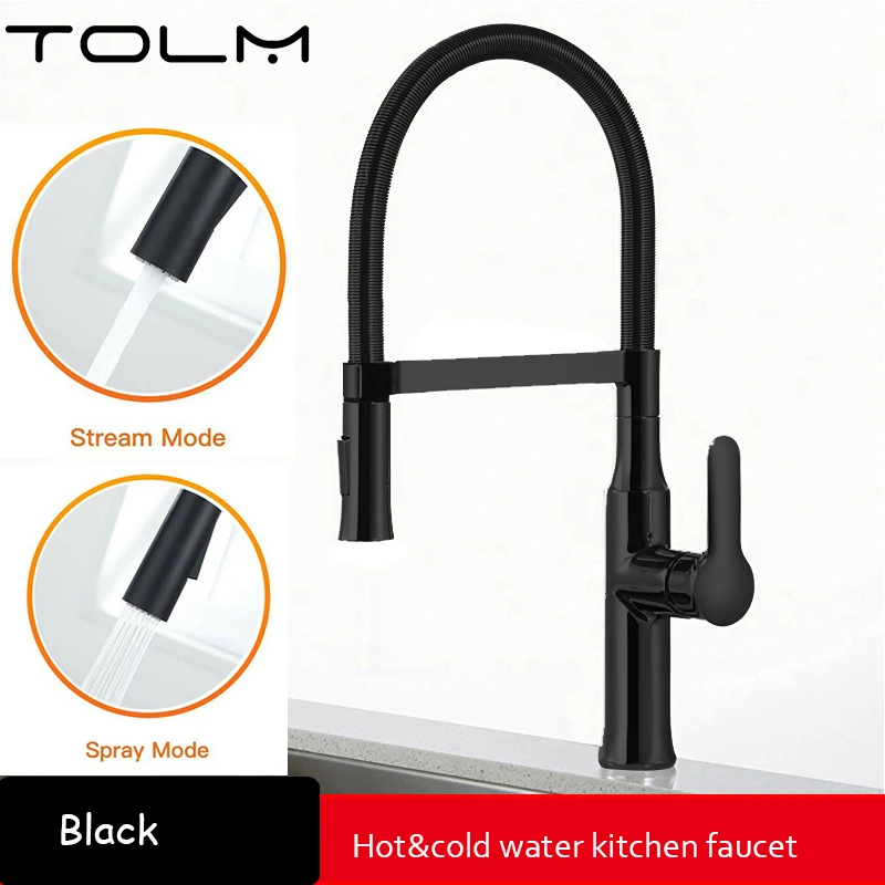 black faucet