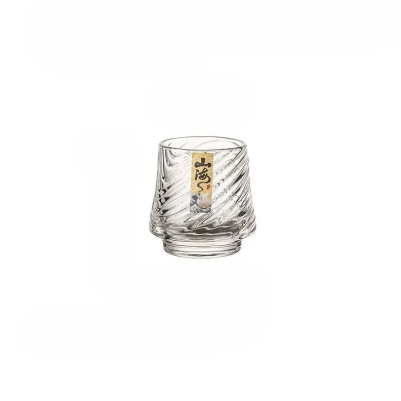Shanhai Whiskey Cup Set Household High Appearance Level Beer Glass Creative Portable High-end Foreign Wine Cup Thickened Bottom