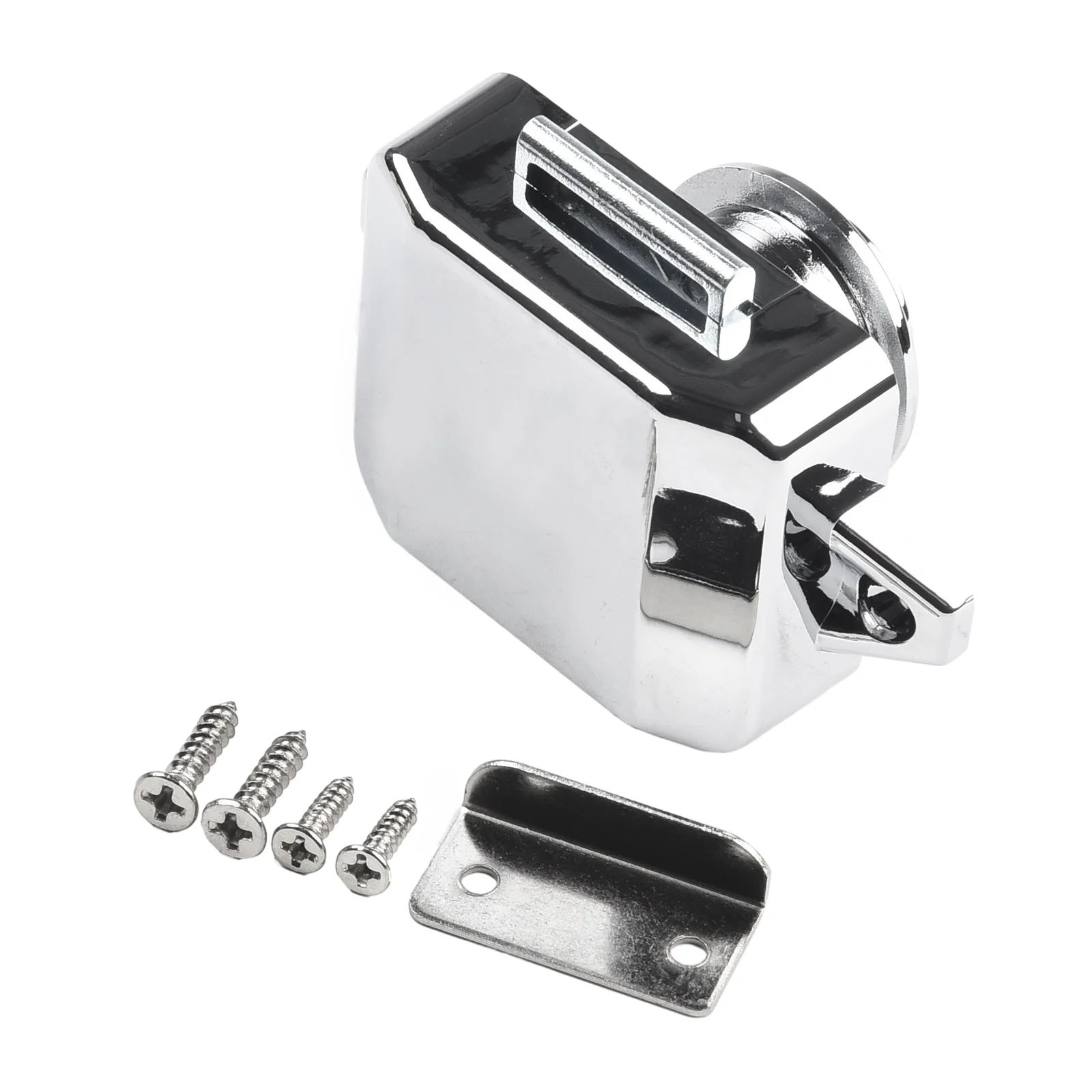 Description Picture 6 of itemPush Button Latch Lock Door Catch Knobs Household Metal Push Button Cabinet Drawer Catch Lock For Furniture Boat Camper RV