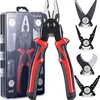 5 In 1 Versatile Tool Kit, Plier Tool Set Multifunct Interchangeable Pliers Head Wire Stripper Crimping Tools Sheet Metal Shear 1