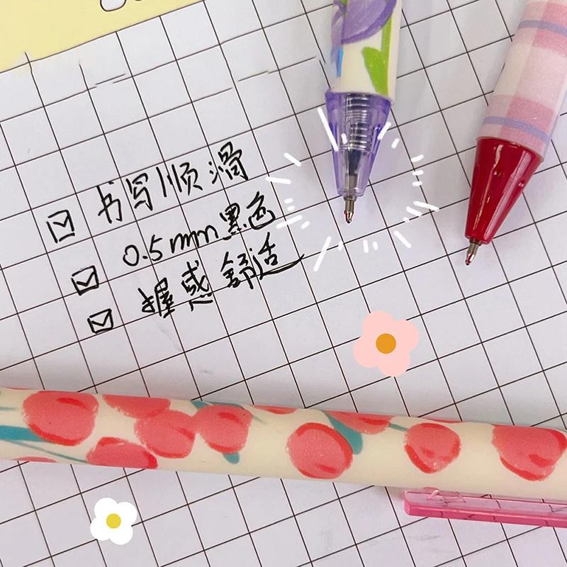 Set 12 Penne Cancellabili Con Logo BP – Inchiostro Blu, Kawaii, Regalo Per Fan Di Kpop E Studenti