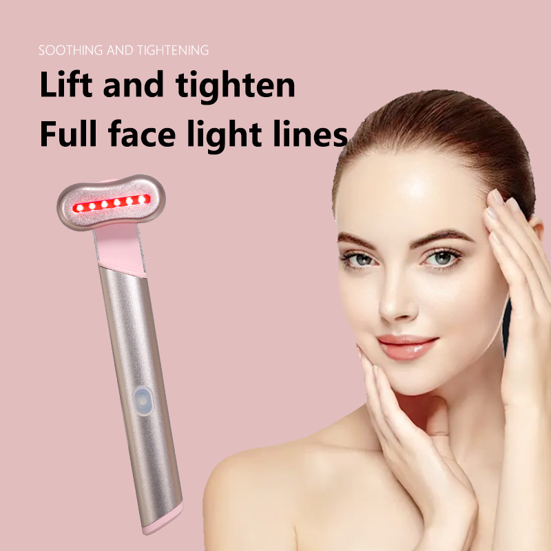 Beauty Eye Massager Device Anti Dark Circle Rechargeable EMS Vibrator Face Lifting Device Skin Care Skin Care 3-in-1 Function