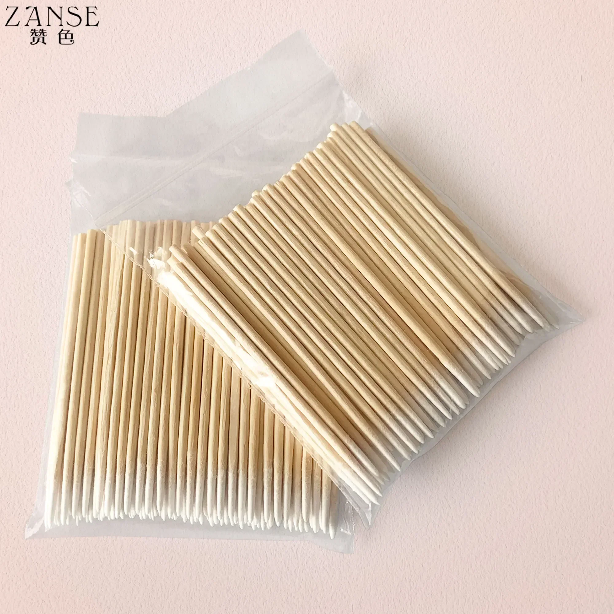 500pcs Micro Wood Cotton Swab Eyelash Extension Tools Tatoo Microblading Cleaning Wooden Sticks Cosmetic Cotton Brush Buds Tip