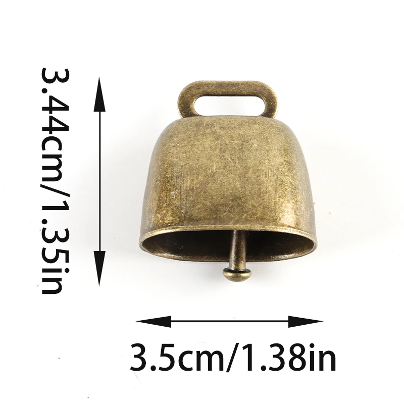 (2PCS/set)3.44X3.5Cm Christmas Retro Horn Decoration Christmas Tree Pendant New Year Atmosphere Celebration Joy and Celebration