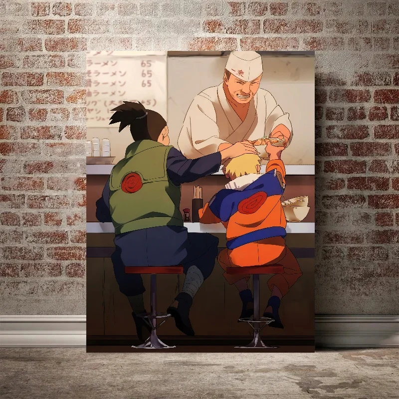 thumbnail image 1 of Póster de Naruto, periféricos de anime, mural, pintura en lienzo, decoración, figura de dibujos animados, imagen, arte de pared, decoración de habitación de niños, sin marco, 1 of 5
