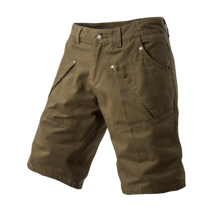Summer men's five-point pants new large size overalls multi-pocket portable sports shorts