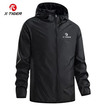 X-TIGER Windproof Reflective Cycling Jersey – Ultralight MTB Bicycle Windcoat Sun Protection Jacket for Hiking & Cycling 1