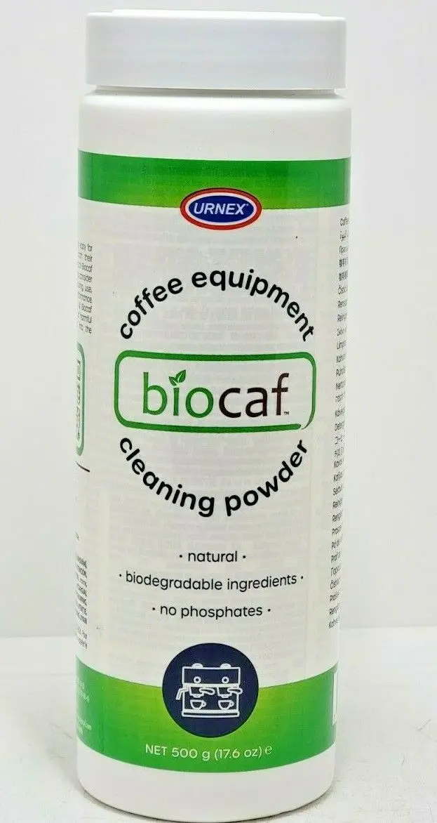 URNEX Biocaf Coffee Equipment Cleaning Powder 17.6 oz