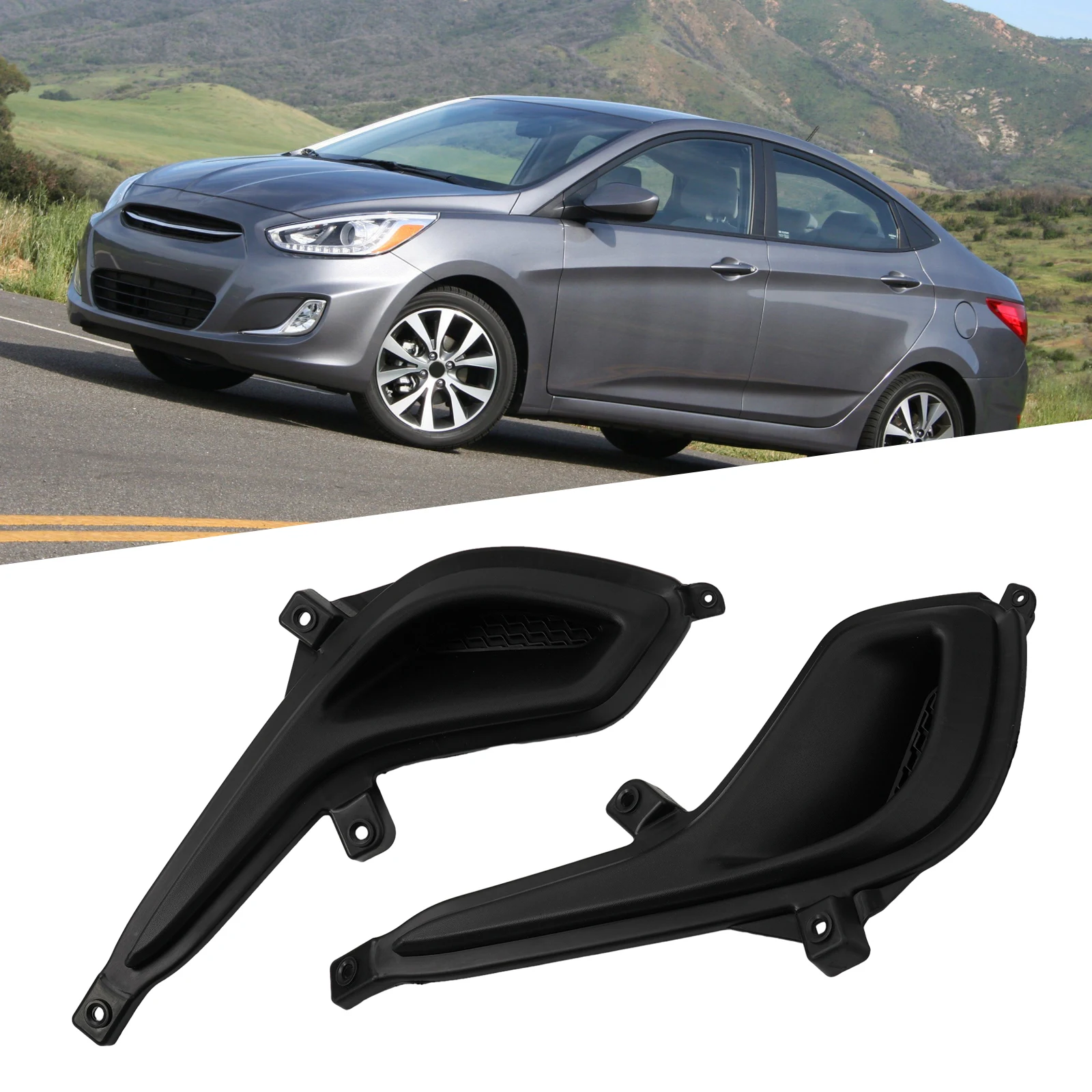 

Car Light Cover Fog Light Cover Car Light For Accent GS 865641R000 Black Fog Light Cover HY1038111 High Quality