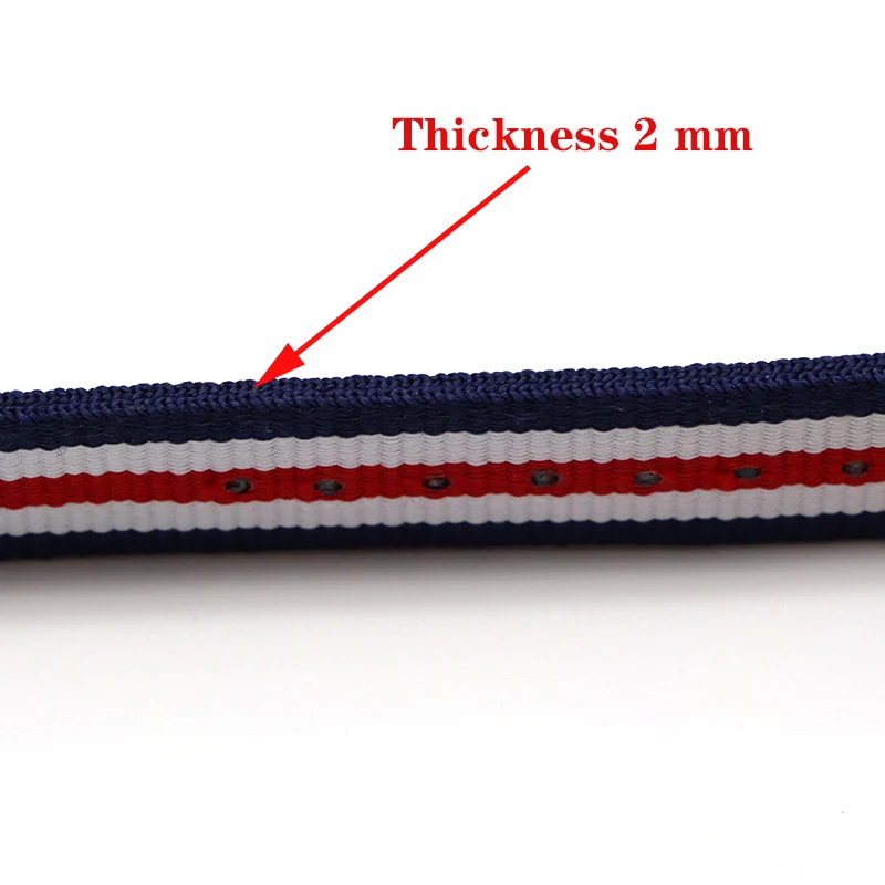 Versatile Nylon Watch Strap in Solid Colors