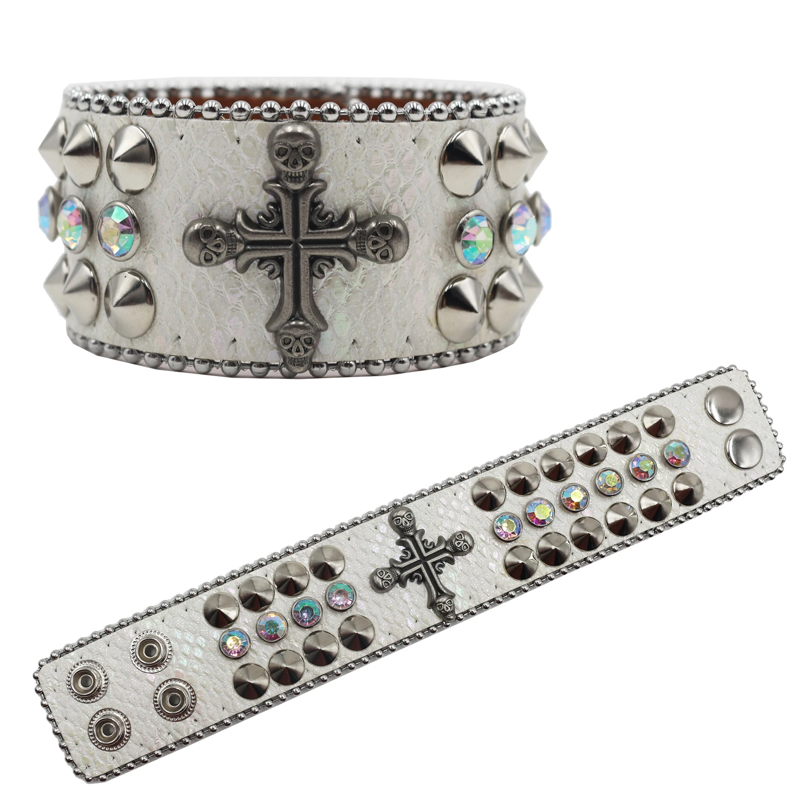 男性と女性のためのクラシックなy2kチェーンブレスレット,トレンディな