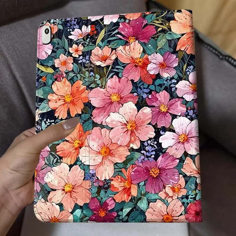 Elegant Rose Flower Art Tablet Case