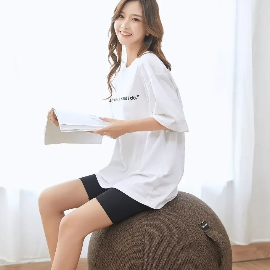 New Yoga Ball Chair Cover Yoga Ball Diameter 65cm Fitness Weight Loss Explosion-proof Pilates Round