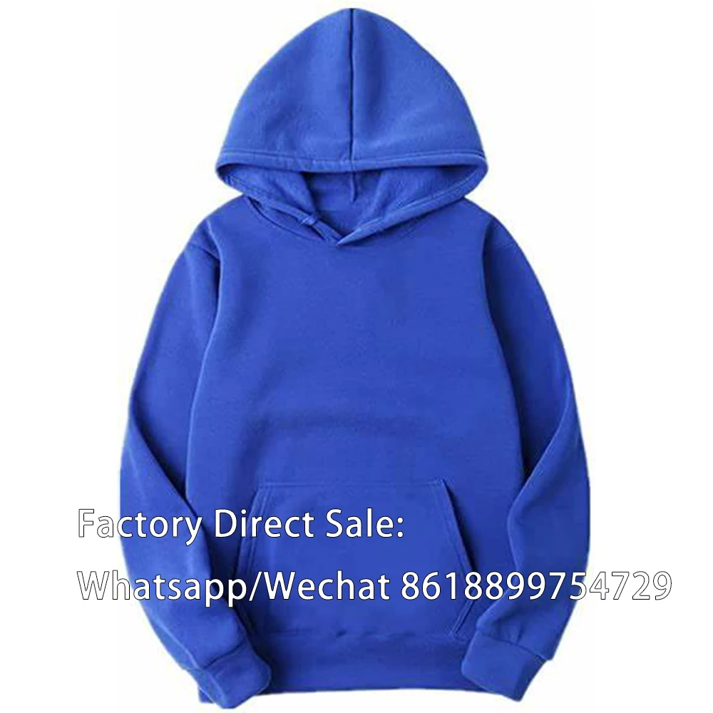 Men's Fashion Hoodie Solid Color Long Sleeve Hoodie Loose Winter Thermal Fleece Clothes Pullover Tracksuit Winter Casual Jacket