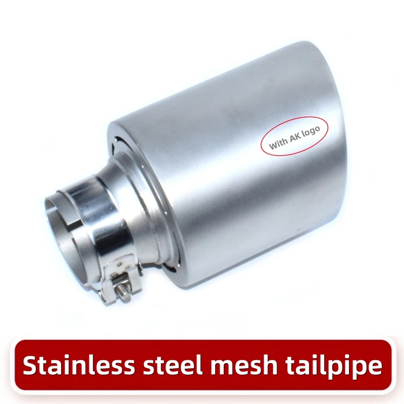 Universal Exhaust Pipe For Stainless Steel Car Exhaust System For Volkswagen GTI MK7 Golf7 Nozzle 60MM 63mm Muffler Tip exhaust muffler tip exhaust pipe muffler exhaust trim pipe