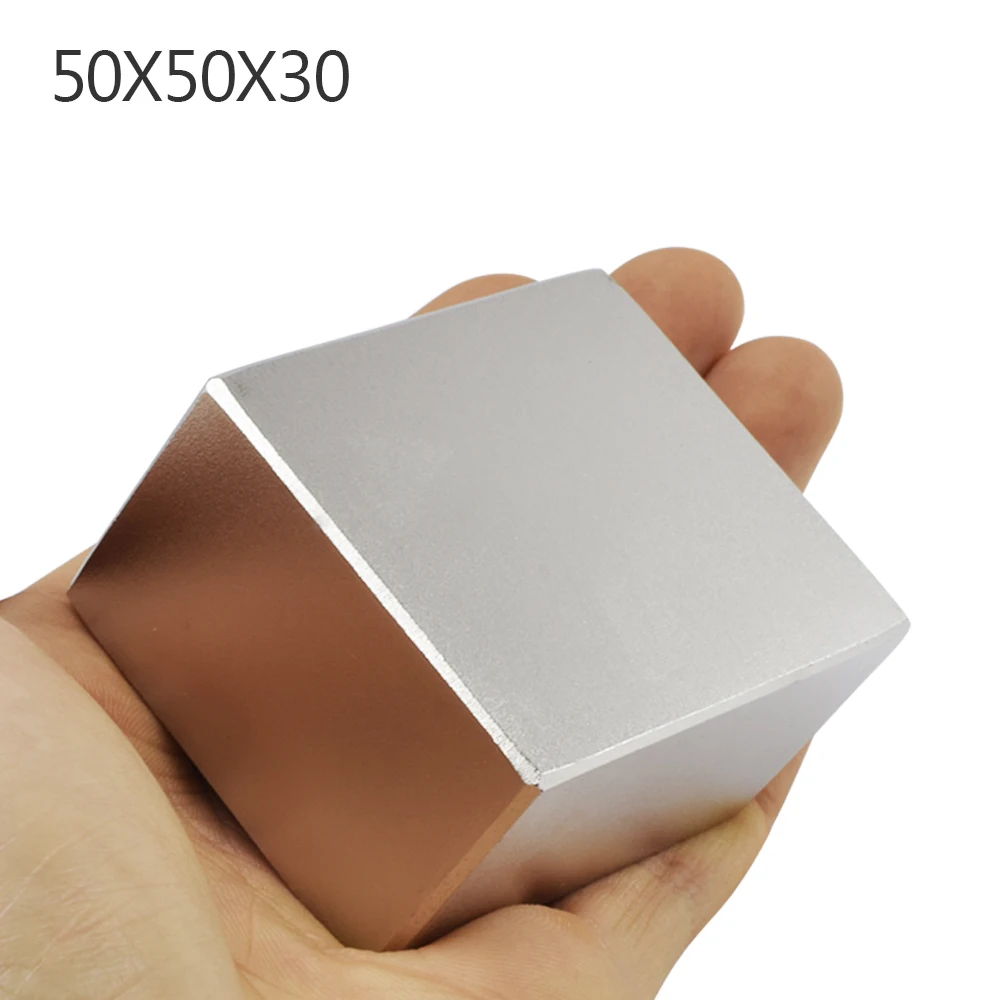 Details about   N52 Block 50x50x30mm Super Strong 1pcs Rare Earth Magnetic Neodymium Magnet New 