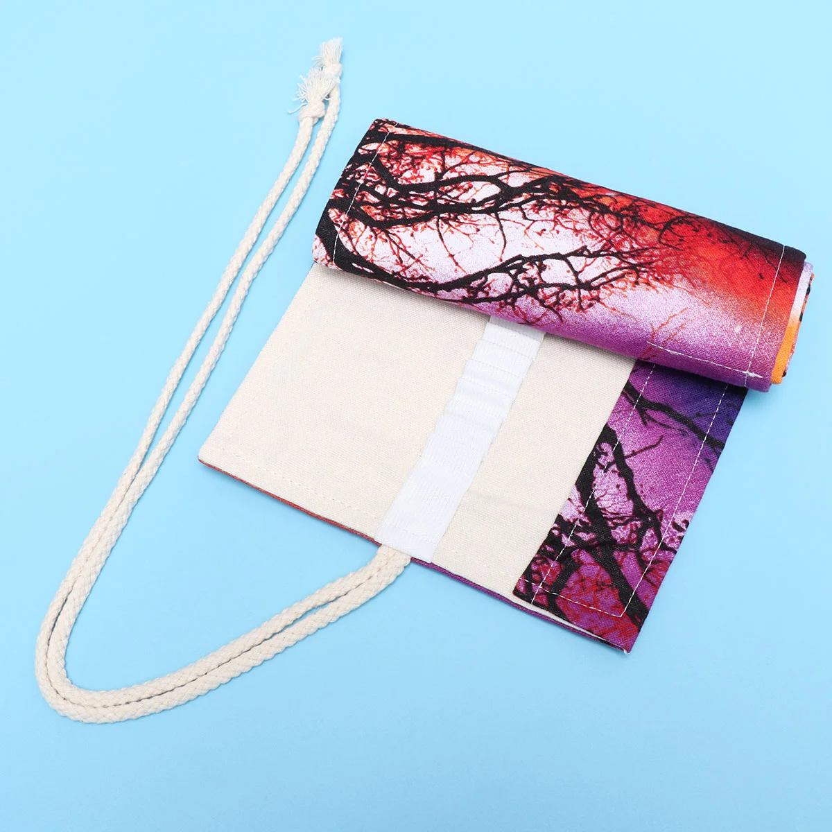 

Colored Lead High Capacity Paint Brushes Canvas Pouches Artist Holder Rollup Storage