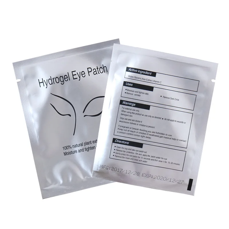 Eye Patches MJ 50Pairs Hydrating Eye Tip Stickers Wraps Eye Care Pad New Paper Patches Under Pads Lash Under Gel Patches