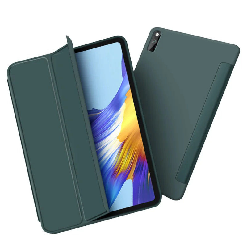 Premium Leather Tablet Case Cover with Screen Protector and Stylus Pen