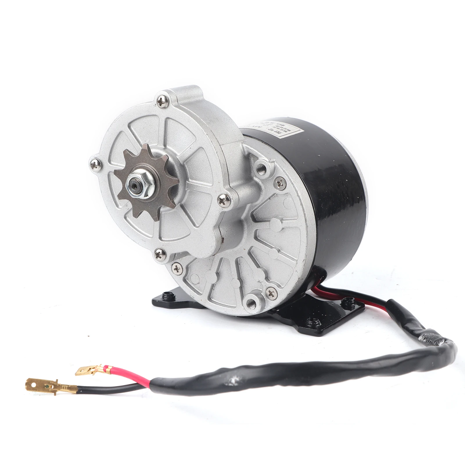 Scooter Brush Motor 12V 250W Gear Reduction Electric Motor with 9 Tooth Sprocket Brushed Motors Reductor for E‑ Scooter