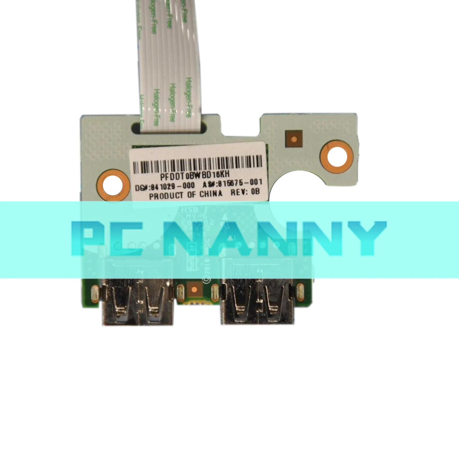 

PCNANNY для HP T630, тонкий клиент, плата с двойным USB-портом, 815675-001