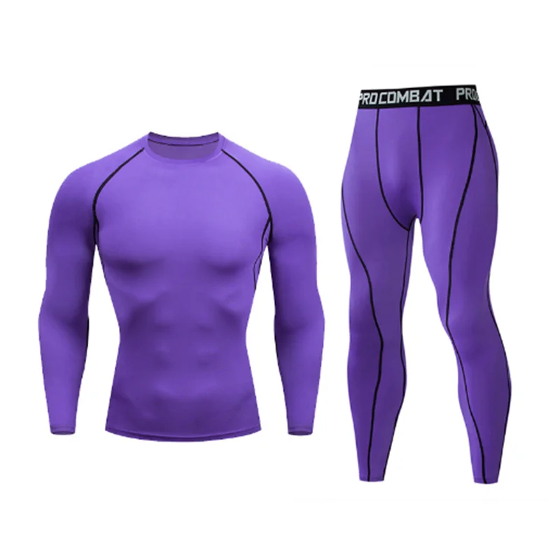 All-Season Men's Sportswear Set/Suit Tracksuit for Running Cycling Fitness & Hiking gym clothing men jogging boxing 2 pcs